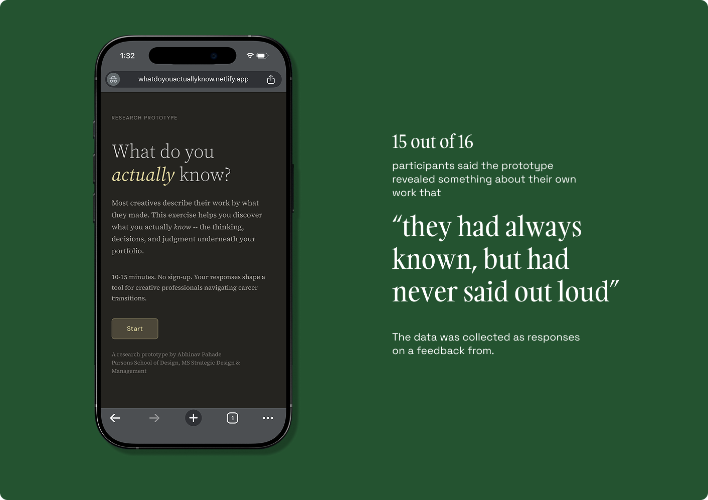 Prototype test