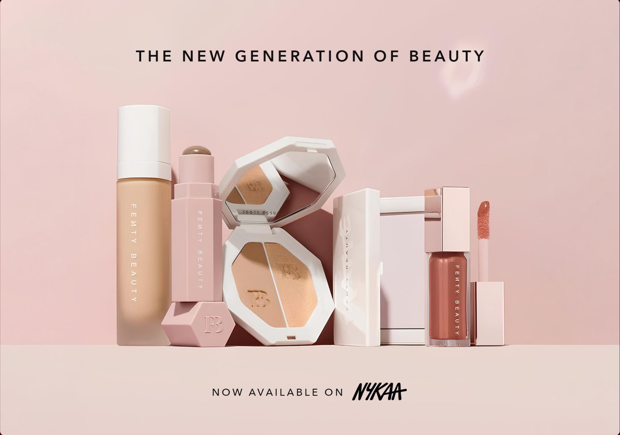 Fenty Beauty global e-comm assets