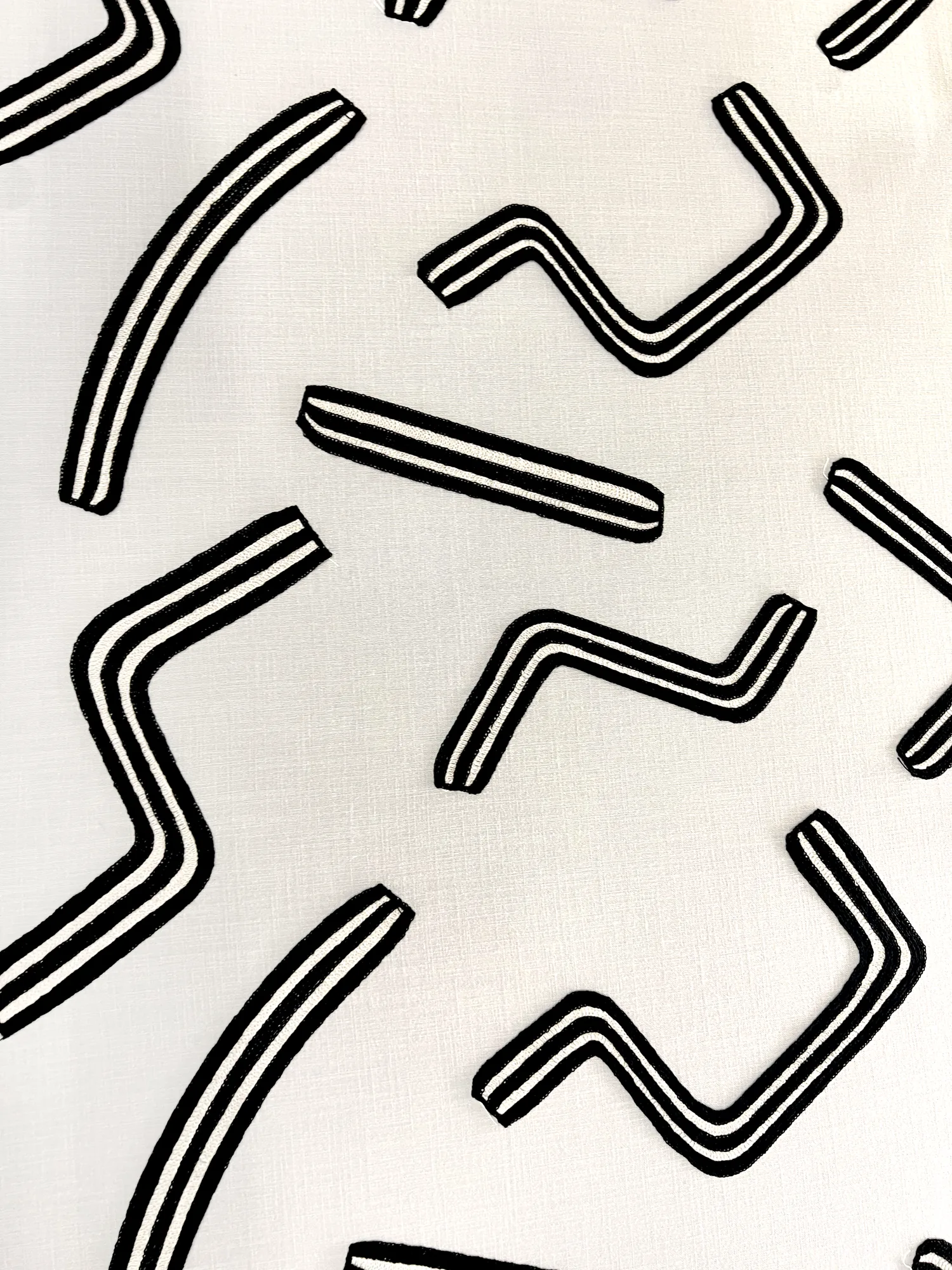 The fabric with the abstract repeat